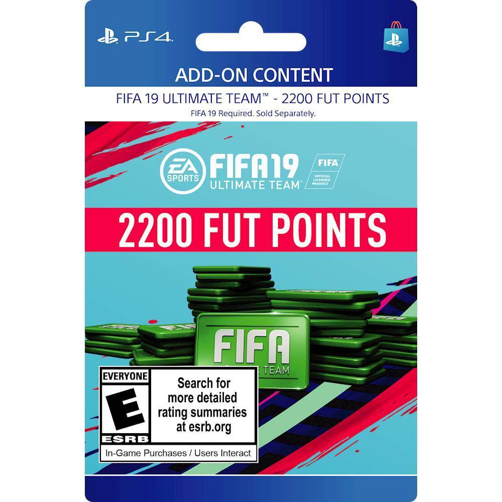 Best Buy: FIFA 19 Ultimate Team 2,200 PlayStation [Digital] ITEM