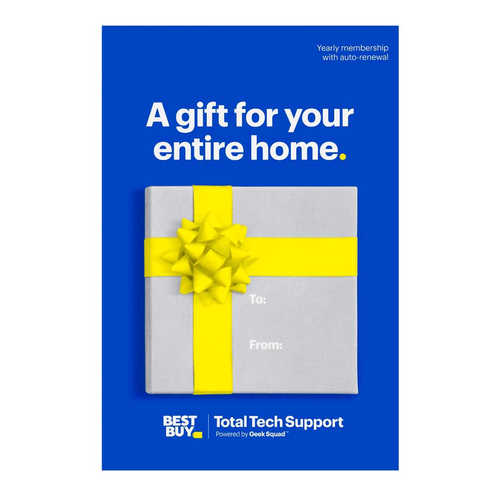 Best Buy® - Total Tech Support Gift Membership (Yearly)