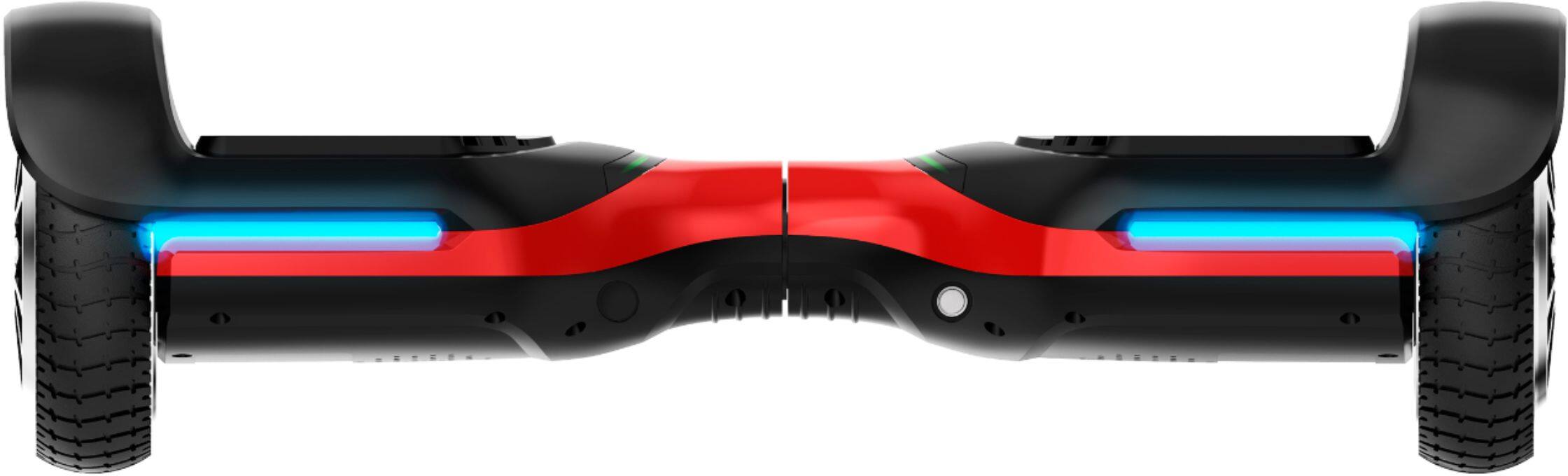 Alt View 13. Swagtron - T588 Self-Balancing Bluetooth Scooter with LED Wheels - Red.