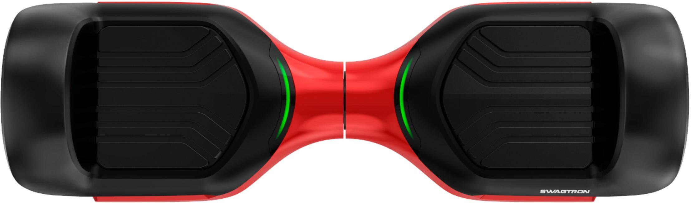 Alt View 14. Swagtron - T588 Self-Balancing Bluetooth Scooter with LED Wheels - Red.