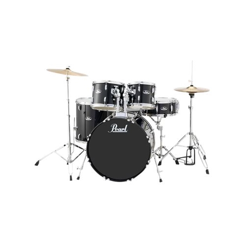 Pearl - Roadshow 5-Piece Drum Set - Jet Black