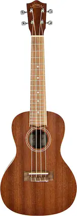 Front. Lanikai - 4-String Concert Ukulele - Mahogany.