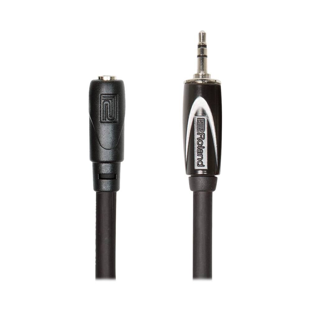 Best Buy Roland 25' 3.5mm Male/Female Audio Extension Cable Black
