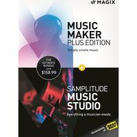 Music Maker Plus Edition + Samplitude Music Studio - Windows - Front_Zoom