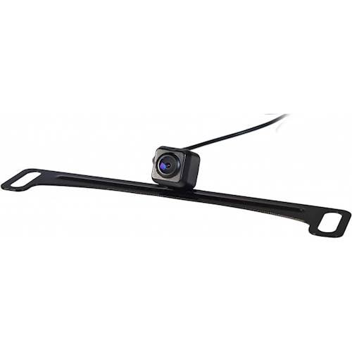 Front Zoom. EchoMaster - Universal License Plate Mount Camera with Parking Lines - Black.