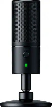 Razer - Seirēn X USB Super Cardioid Condenser Microphone - Black