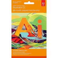 Adobe - Illustrator (1-Year Subscription) - Mac OS, Windows - Front_Zoom