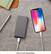 Alt View 16. Ubio Labs - Power10 Apple Certified Portable Charger with Lightning Input - Gray.