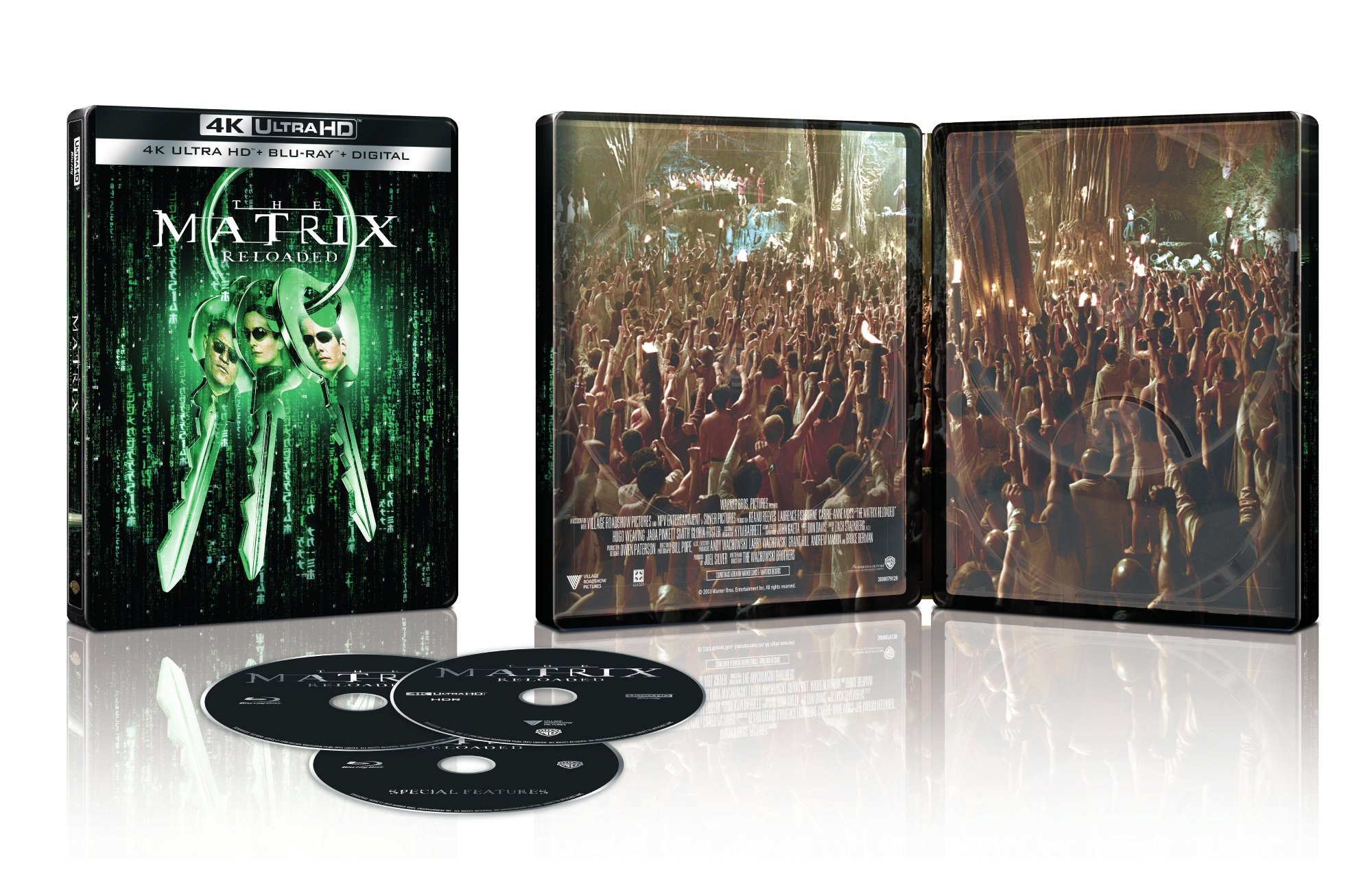 The Matrix Reloaded Steelbook Digital Copy 4k Ultra Hd Blu Ray Blu Ray Only Best Buy 03 Best Buy