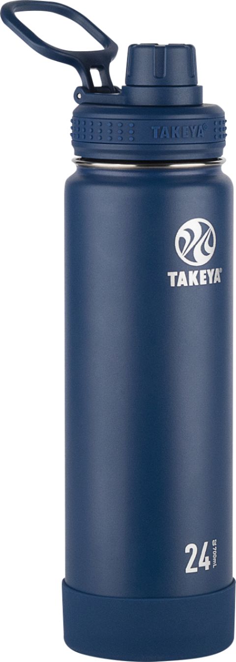 Angle View: Takeya - Actives 24oz Spout Bottle - Midnight