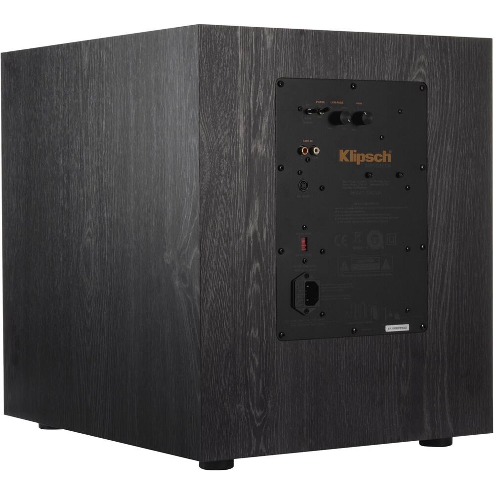 Back. Klipsch - SPL Series 12" 300W Powered Subwoofer - Ebony.