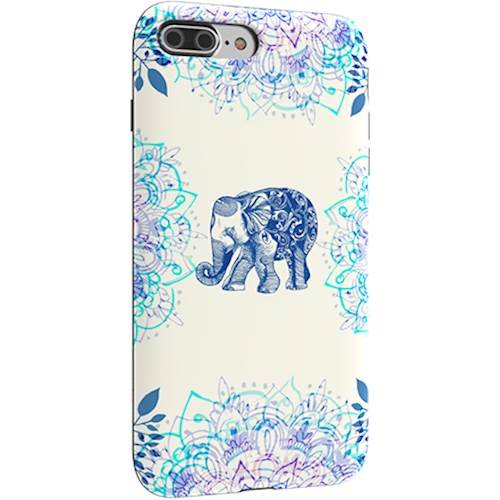 strongfit designers case for apple iphone 7 plus and 8 plus - pretty little elephant