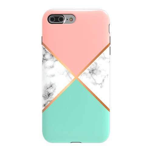 strongfit designers case for apple iphone 7 plus and 8 plus - marble iii 022