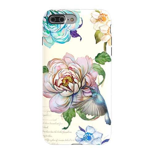 strongfit designers case for apple iphone 7 plus and 8 plus - vintage rose strongfit designers case for apple iphone 7 plus and 8 plus - vintage rose