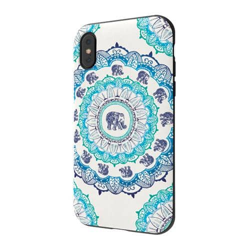 strongfit designers case for apple iphone x and xs - lucky elephant