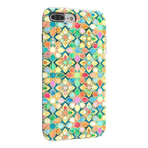 strongfit designers case for apple iphone 7 plus and 8 plus - gilded moroccan mosaic tiles strongfit designers case for apple iphone 7 plus and 8 plus - gilded moroccan mosaic tiles