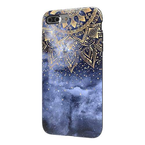 strongfit designers case for apple iphone 7 plus and 8 plus - whimsical gold mandala confetti strongfit designers case for apple iphone 7 plus and 8 plus - whimsical gold mandala confetti