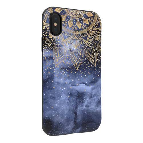 strongfit designers case for apple iphone x and xs - whimsical gold mandala confetti strongfit designers case for apple iphone x and xs - whimsical gold mandala confetti