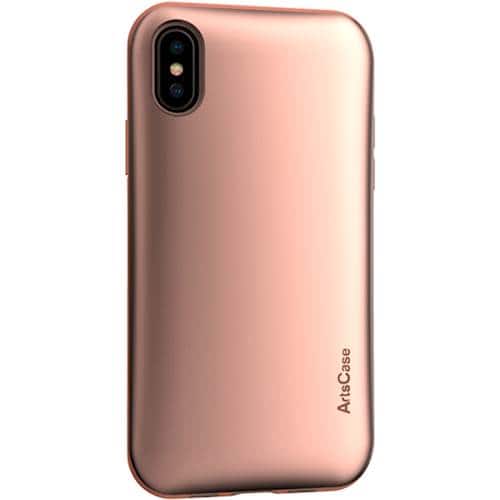 strongfit case for apple iphone x and xs - rose gold / rose strongfit case for apple iphone x and xs - rose gold / rose