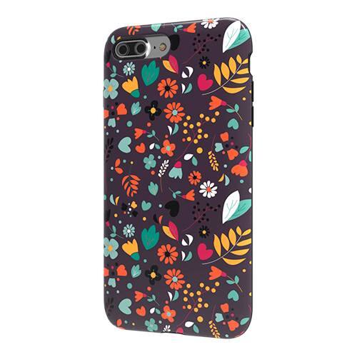 Front. ArtsCase - StrongFit Designers Case for Apple® iPhone® 7 Plus and 8 Plus - Bohemian Floral Dark.