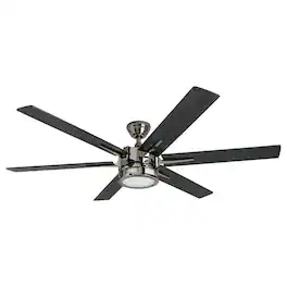 Honeywell - Kaliza Ceiling Fan with Quiet Motor and Remote Control, 56" - Gun Metal