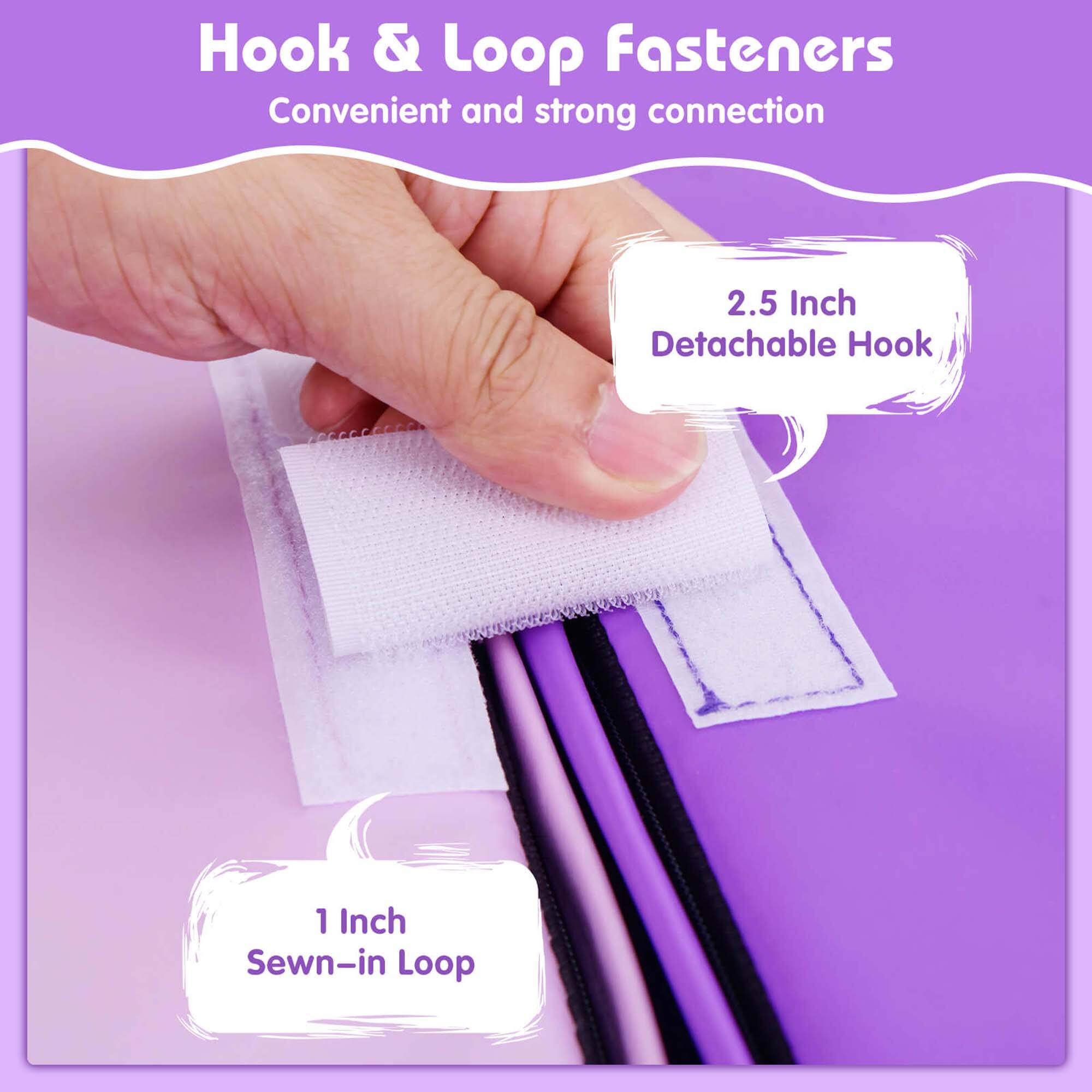 Hook & Loop Fasteners  
Convenient and strong connection  

2.5 Inch Detachable Hook  

1 Inch Sewn-in Loop