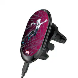 Keyscaper - Marvel MechLine Wireless Mag Car Charger - Spider-Gwen