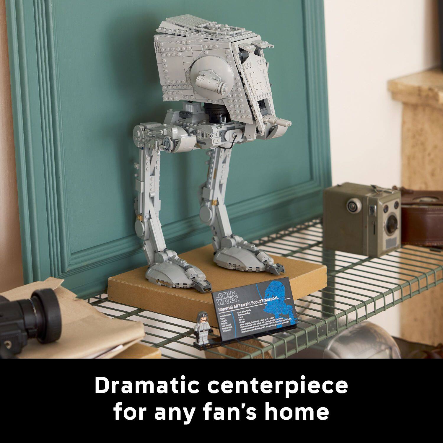 STAR WARS: All Terrain Scout Transport Imperial I - Dramatic centerpiece for any fan's home