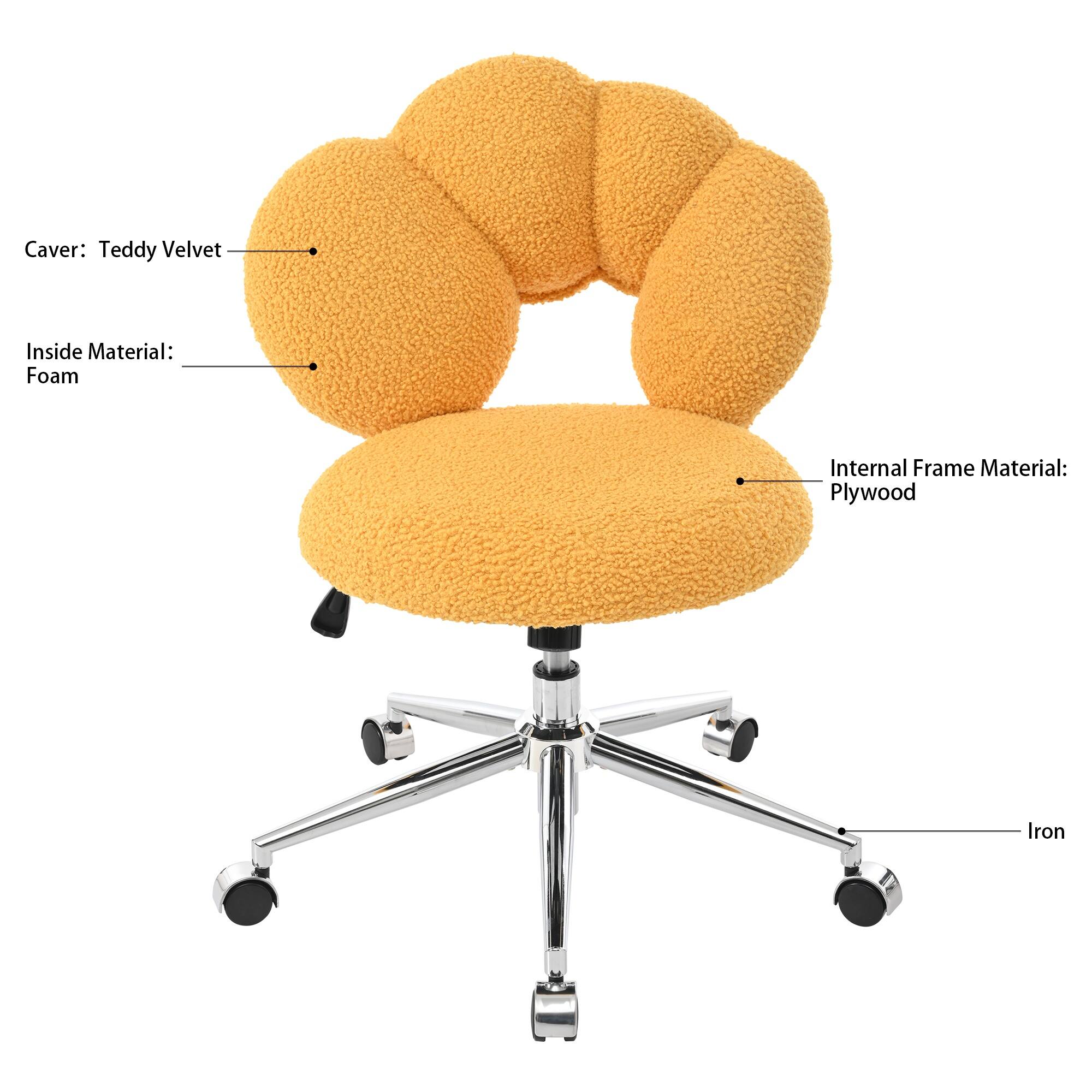 Caver: Teddy Velvet  
Inside Material: Foam  
Internal Frame Material: Plywood  
Iron