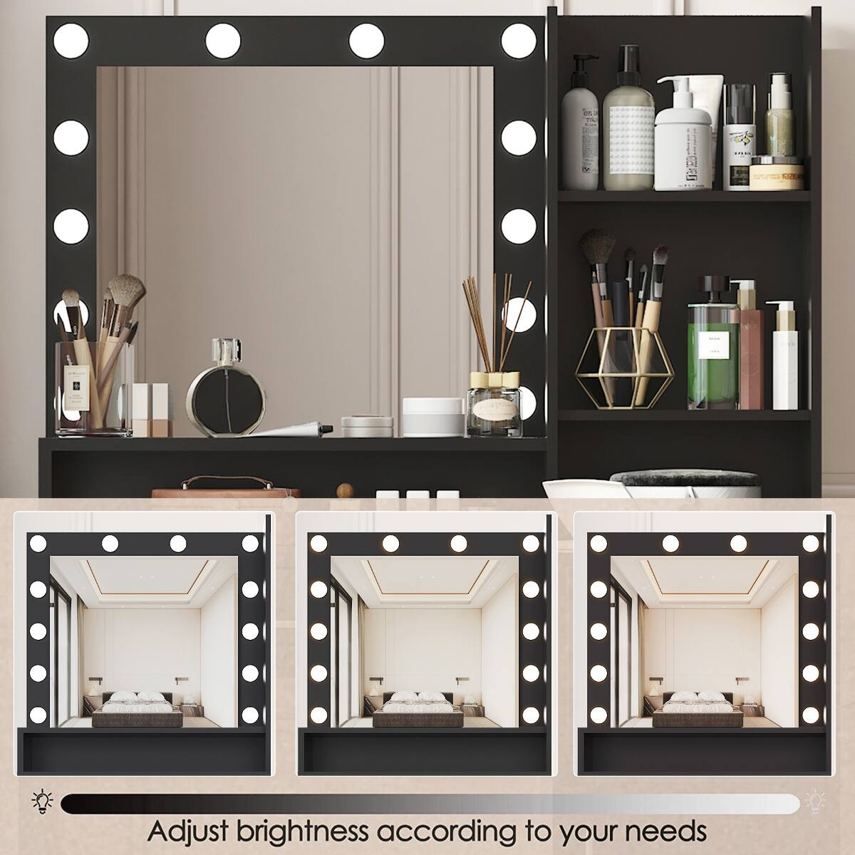 Adjust brightness according to your needs