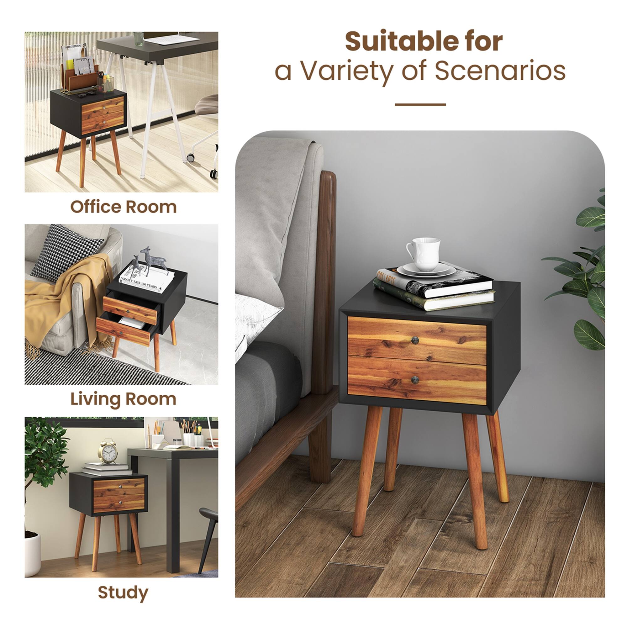 Suitable for a Variety of Scenarios: Office Room, Living Room, Study, Office Room, Living Room, Study.