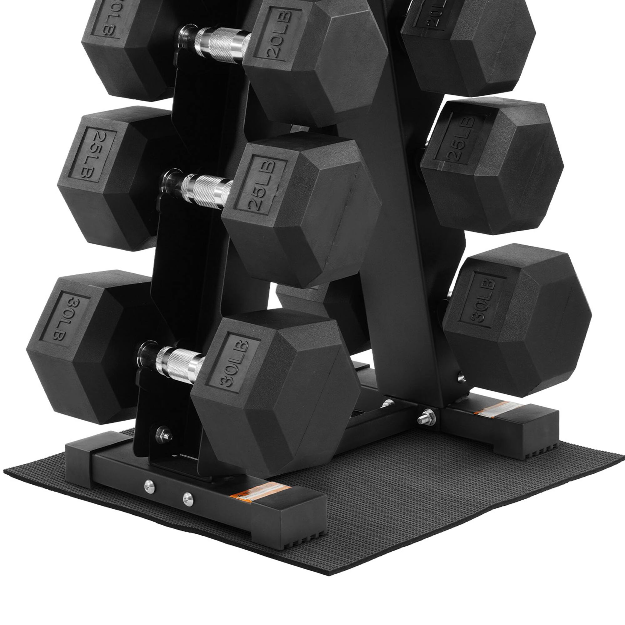 BalanceFrom Fitness BalanceFrom Dumbbell Weight Set with Storage