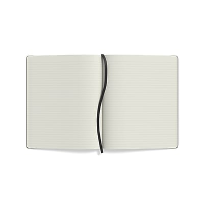 Alt View 4. TRU RED - TRU RED™ Large Hard Cover Ruled Journal, 8" x 10", Black (TR54768) - Black.