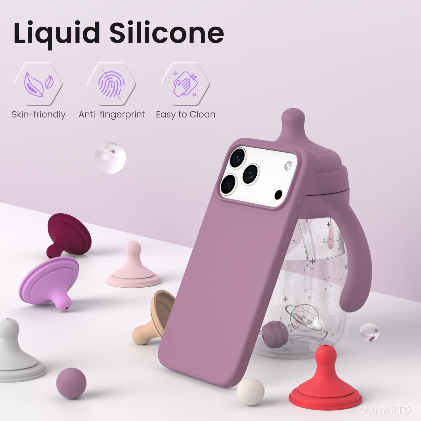 Liquid Silicone

Skin-friendly  
Anti-fingerprint  
Easy to Clean  

ORNARTO