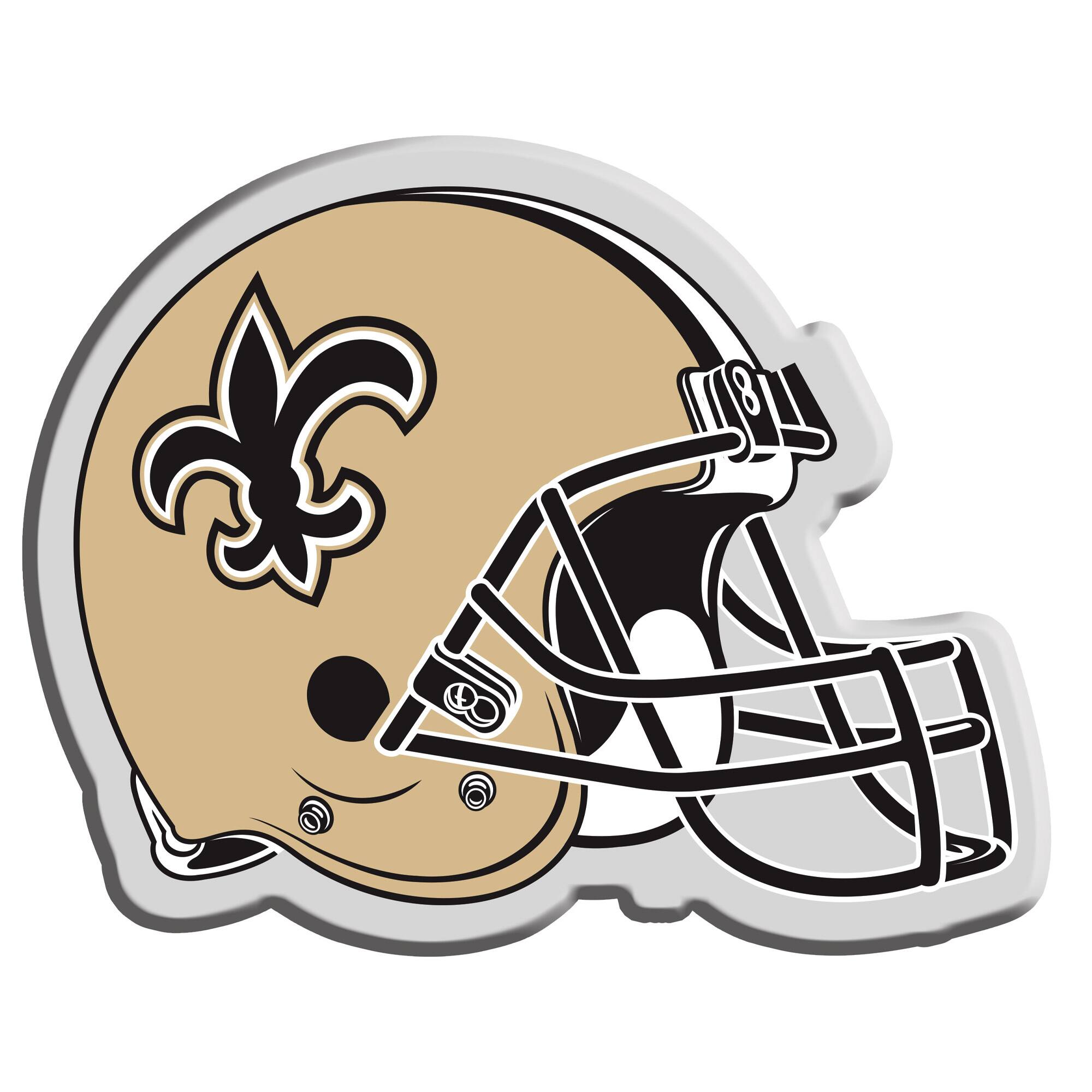 Front. The Memory Company - New Orleans Saints Helmet Lamp - Multicolor.