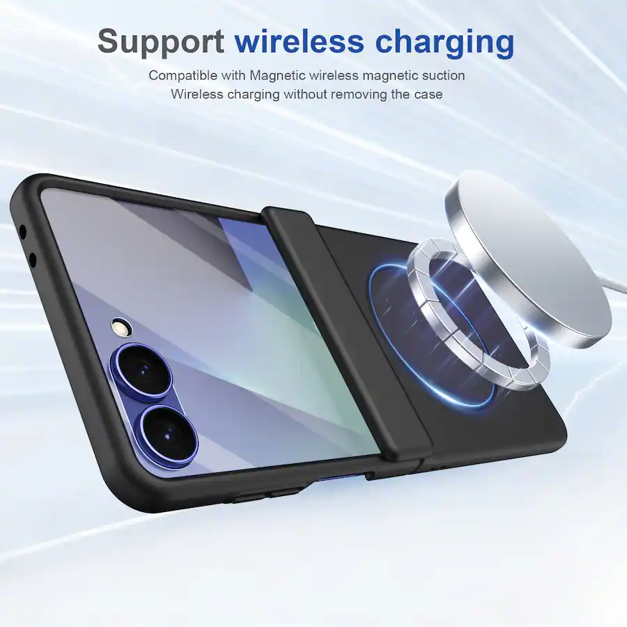 Removal Screen Protector From Computer Dteck Magnetic Full Body Case for Samsung Galaxy Z Flip7 with 9H ...