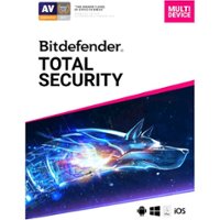 Bitdefender - Total Security (5-Device) (1-Year Subscription) - Android, Apple iOS, Mac OS, Windows - Front_Zoom