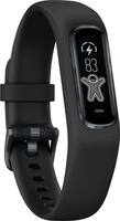 Garmin - vivosmart 4 Activity Tracker + Heart Rate - Black - Angle_Zoom