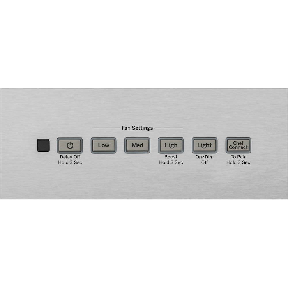 Alt View 11. GE - Designer 30" Convertible Range Hood - Stainless Steel.