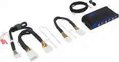 Front. PAC - Amplifier Integration Interface for Select Toyota and Lexus Vehicles - Black/Blue.
