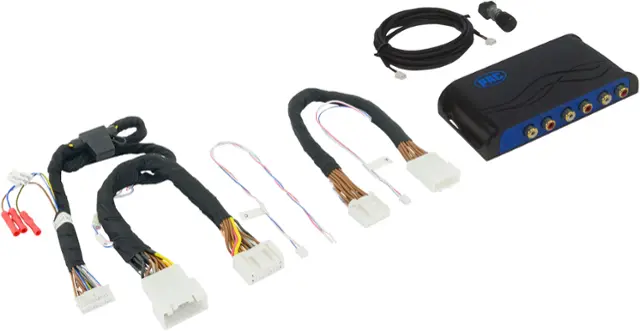 Front. PAC - Amplifier Integration Interface for Select Toyota and Lexus Vehicles - Black/Blue.