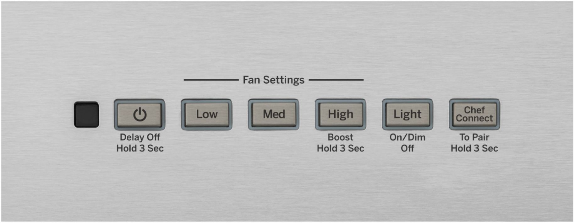 Alt View 12. GE - Designer 36" Convertible Range Hood - Stainless Steel.