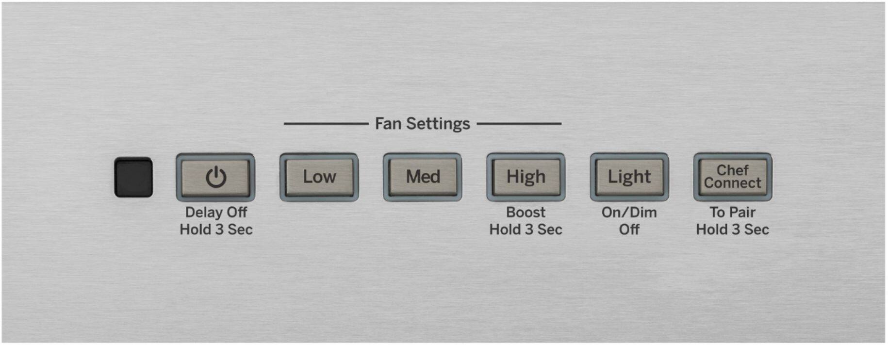 Alt View 12. GE - Designer 36" Convertible Range Hood - Stainless Steel.