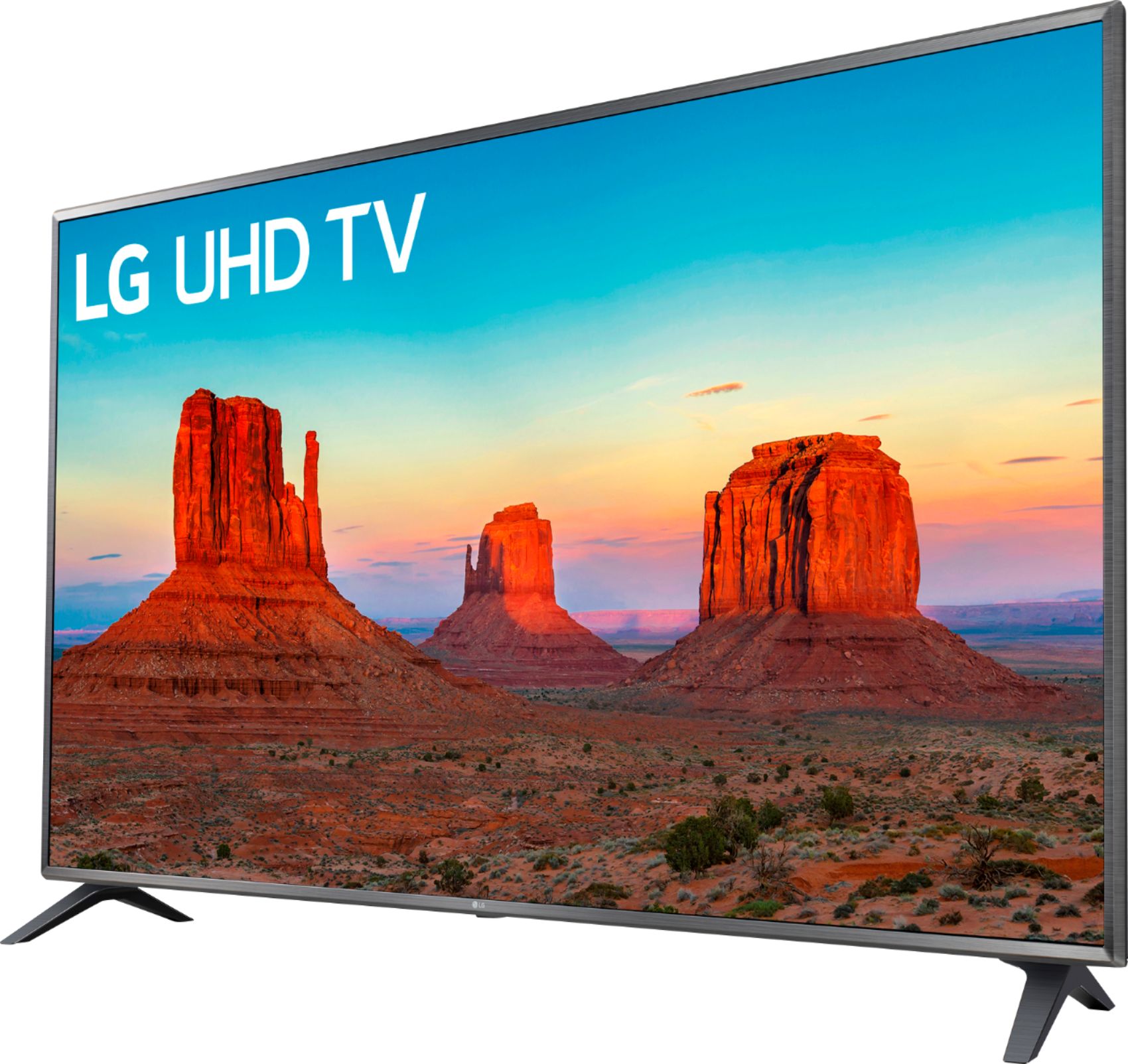 Left View: LG - 75" Class UK6190 Series LED 4K UHD Smart webOS TV