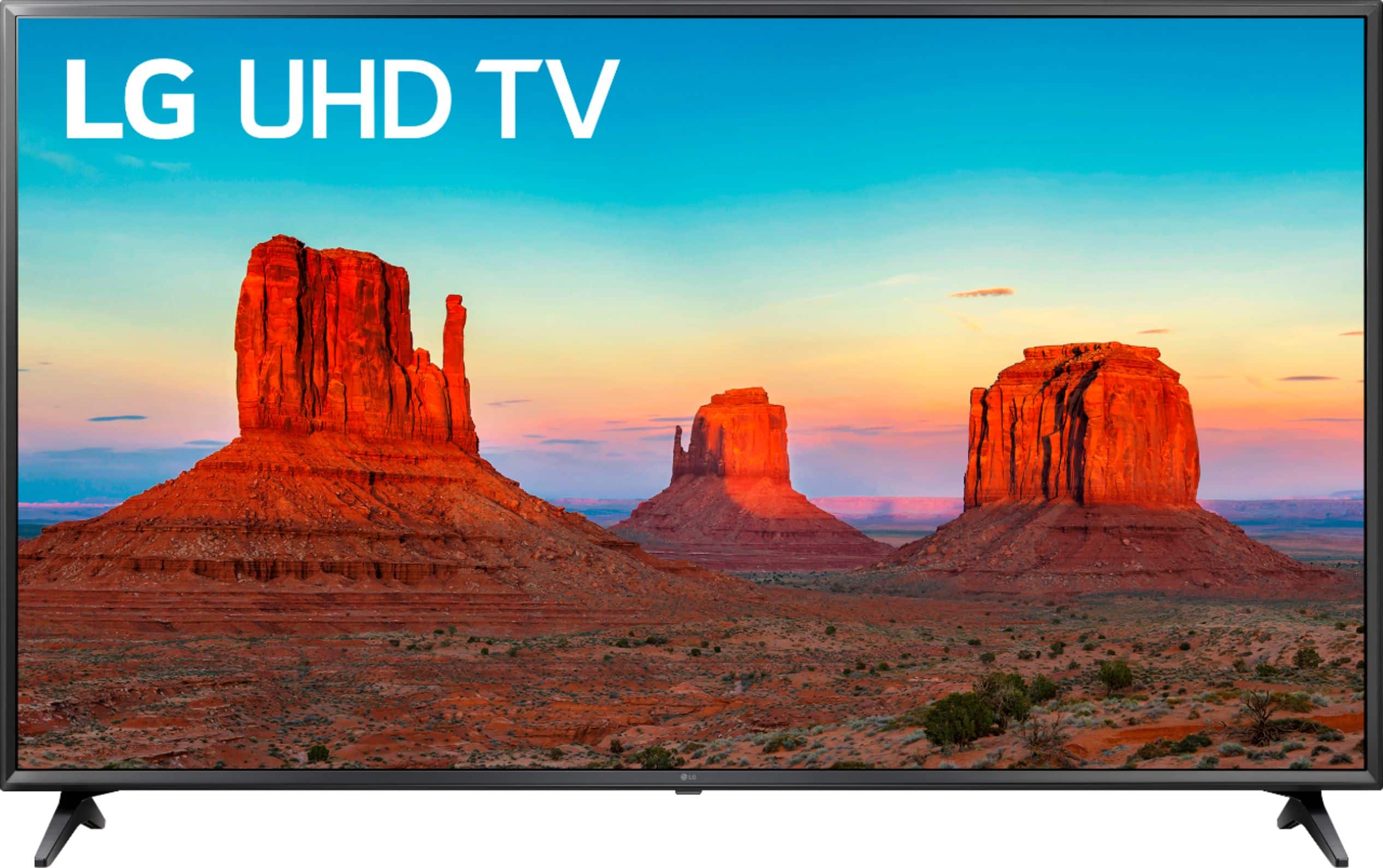 Front. LG - 65" Class - LED - UK6090PUA Series - 2160p - Smart - 4K UHD TV with HDR.