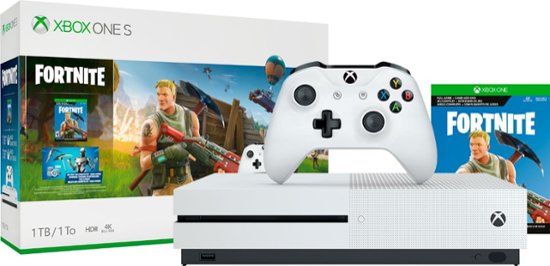 Microsoft Xbox One S 1TB Fortnite Bundle with 4K Ultra HD ... - 550 x 266 jpeg 31kB