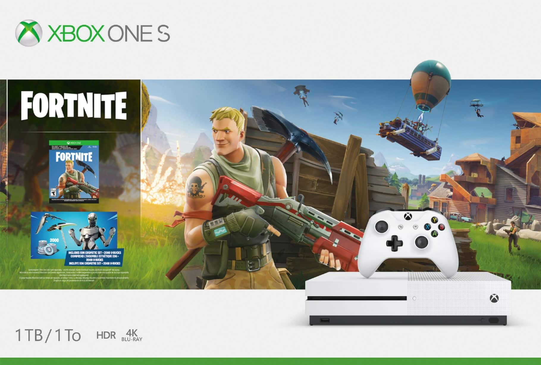 Xbox One S 1TB All-Digital Edition Console, Fortnite Wiki