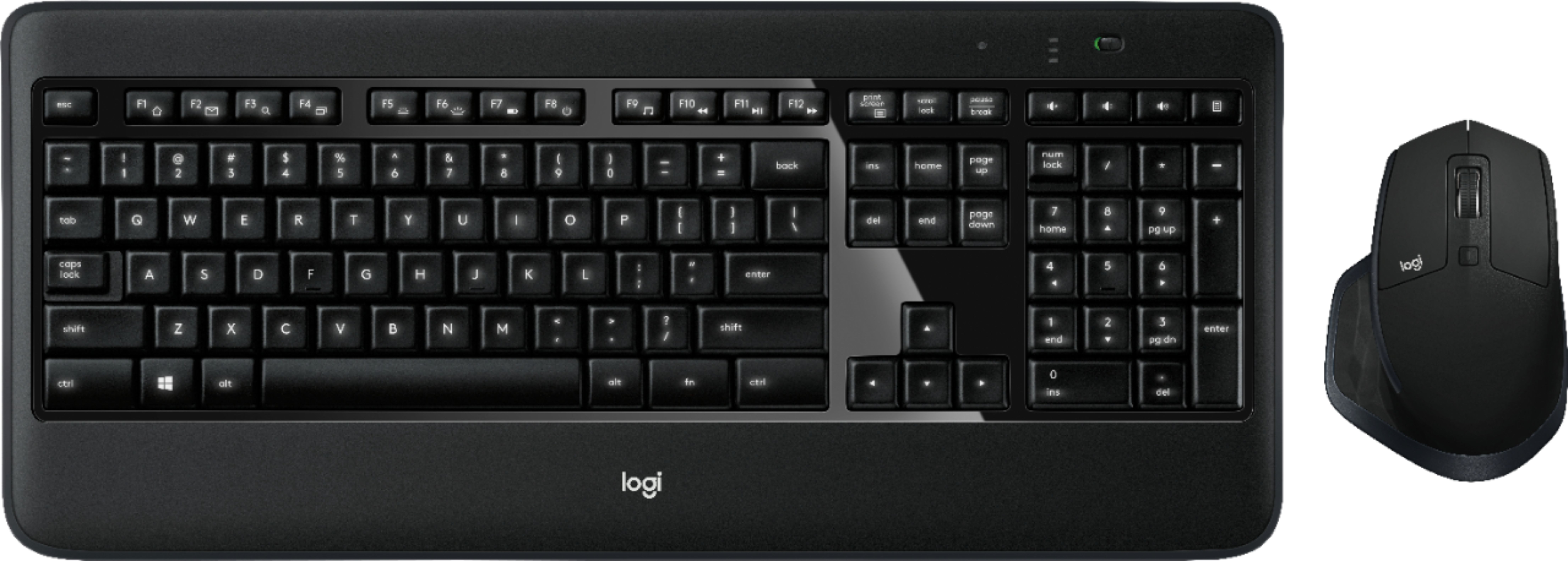 Best Buy: MX900 Full-size Wireless Scissor Keyboard and Mouse Bundle Black 920-008872