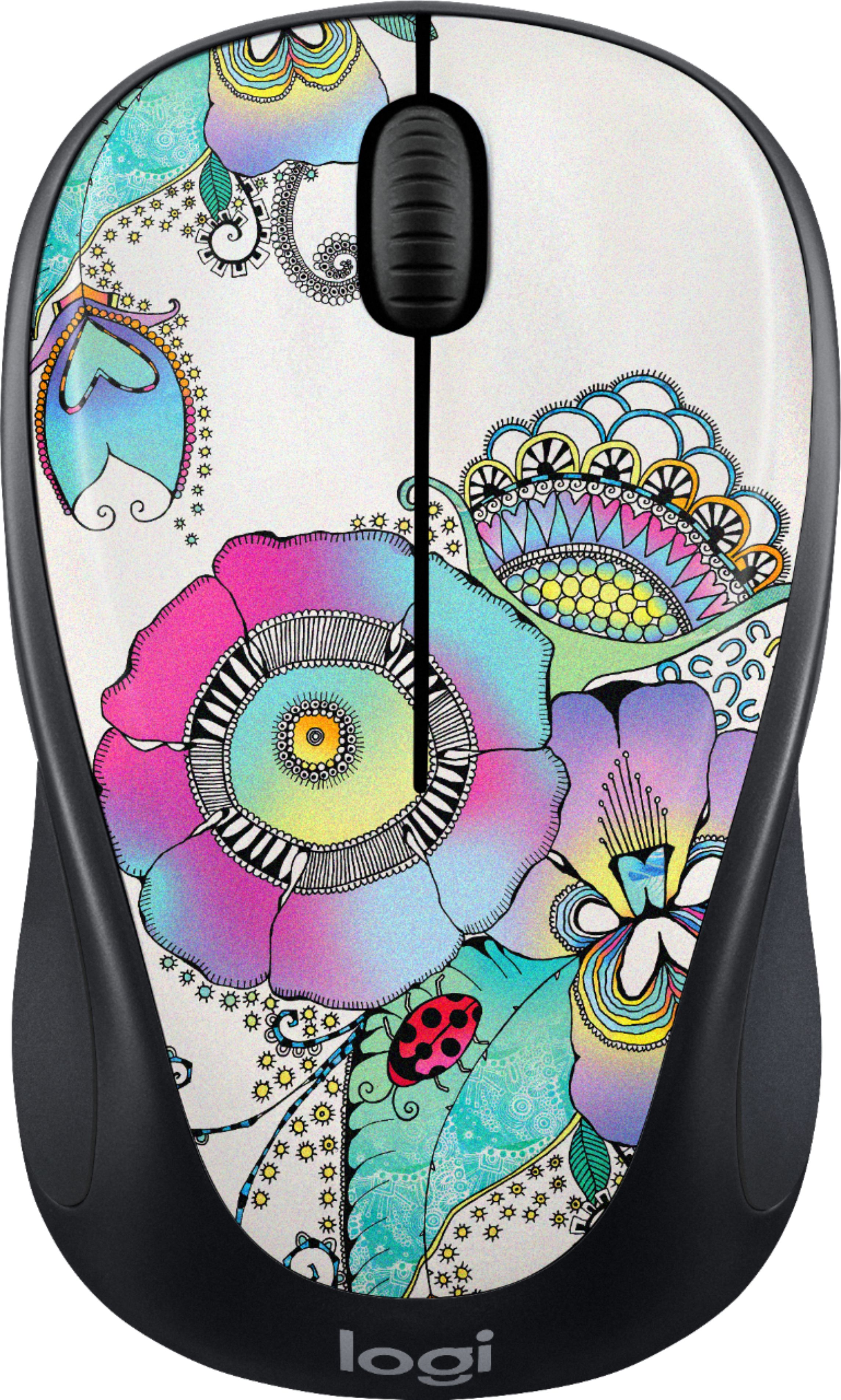 Stænke trompet Blot Logitech M325c Collection Wireless Optical Mouse Lady on the Lily  910-005344 - Best Buy