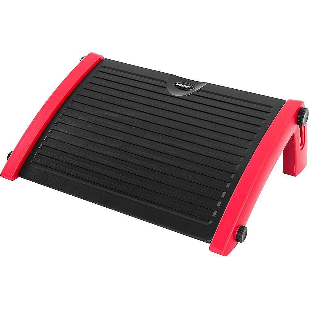 Left View: AKRacing - Footrest - Red